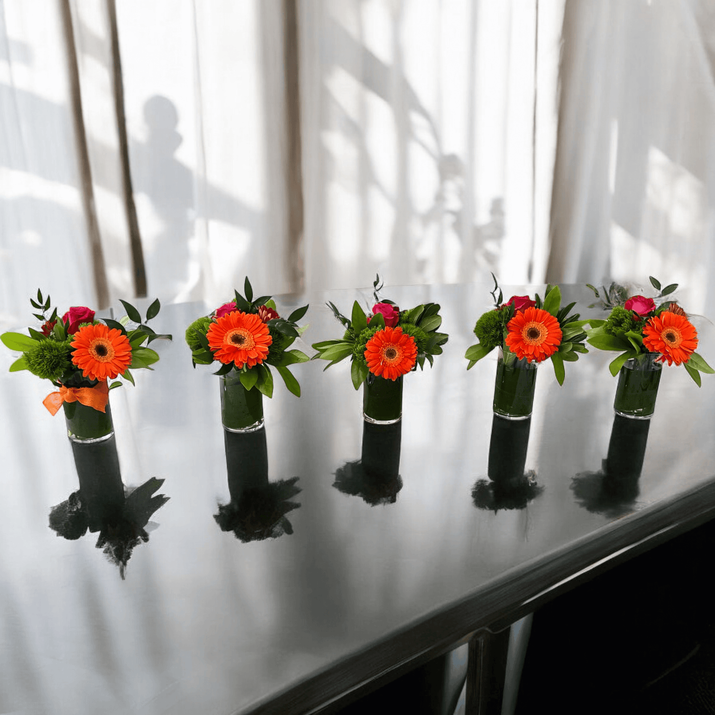 VIBRANT + COLORFUL BUD VASES
