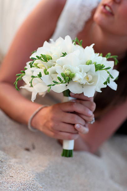 WHITE + GREEN POSY BOUQUET